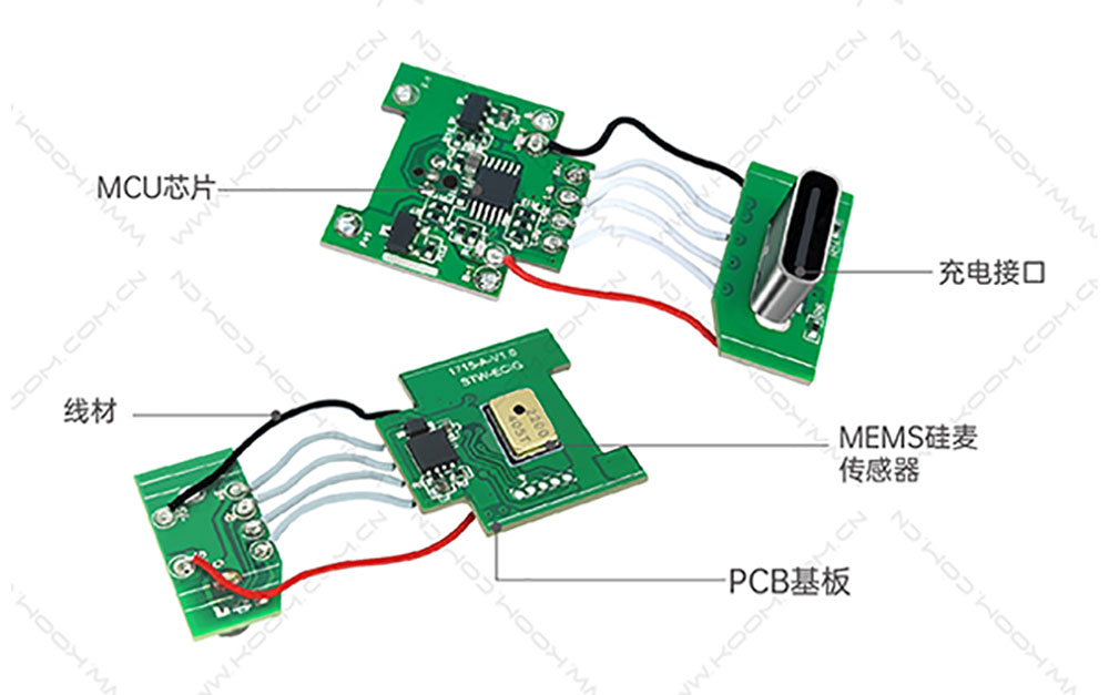 换弹式电子烟PCBA方案板KCP9328B硬件架构