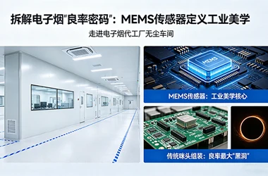 拆解电子烟“良率密码”：MEMS传感器如何定义工业美学