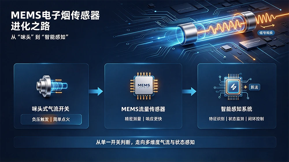 MEMS电子烟传感器技术解析图