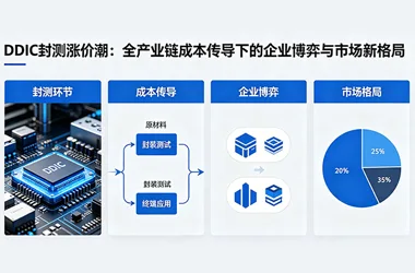 透视DDIC封测涨价潮：一场覆盖晶圆、封测到面板终端的成本“接力赛”