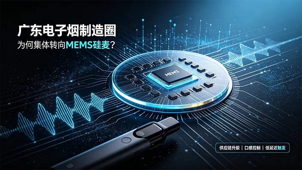广东电子烟制造圈为何集体倒戈MEMS硅麦？