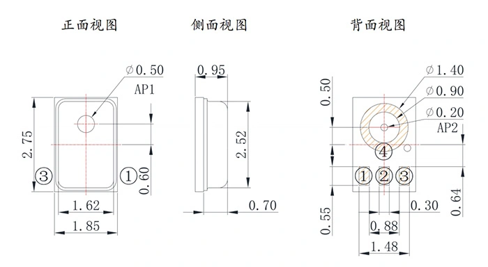 孔科开关咪机械规格