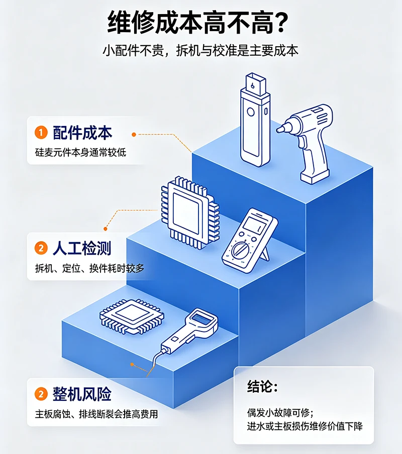 电子烟搭配的MEMS硅麦坏了好维修吗?成本高不?